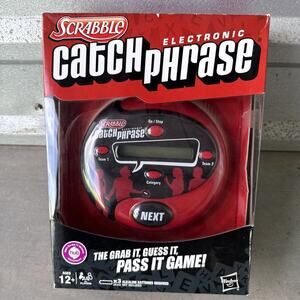 Hasbro Scrabble Electronic Catch Phrase Handheld Electronic Game